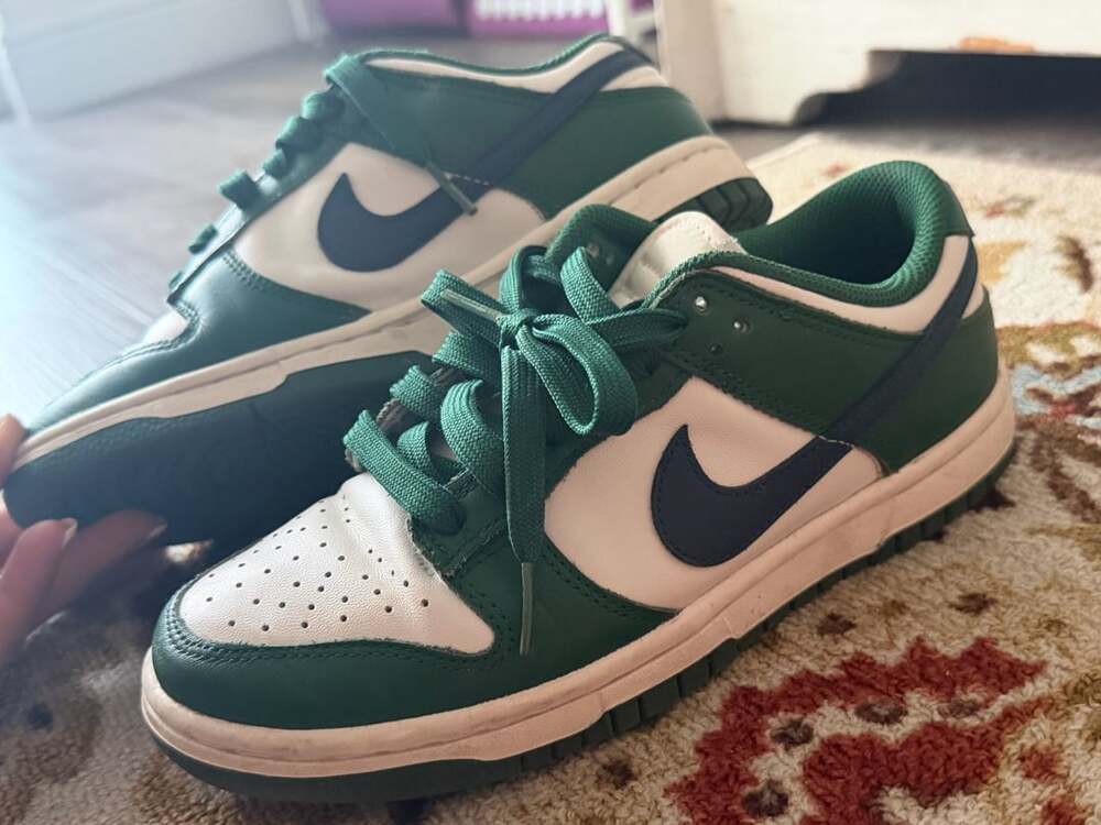 Nike Dunk Low Size 6.5 Gorge Green Midnight Navy